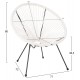 ΣΕΤ ΕΞΩΤΕΡΙΚΟΥ ΧΩΡΟΥ 3ΤΜΧ ACAPULCO HM11861.12 P.E.RATTAN ΛΕΥΚΟ-ΜΕΤΑΛΛΟ ΣΕ ΜΑΥΡΟ