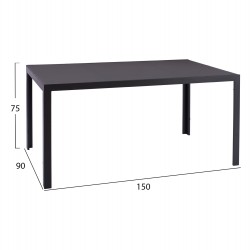 ΣΕΤ ΤΡΑΠΕΖΑΡΙΑΣ ΕΞ.ΧΩΡΟΥ 5ΤΜΧ MORNER HM21008 ΜΕΤΑΛΛΟ & WICKER ΣΕ ΓΚΡΙ