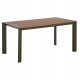 ΤΡΑΠΕΖΙ ΕΞΩΤ.ΧΩΡΟΥ GOYA HM6059.07 ΑΛΟΥΜΙΝΙΟ ΣE OLIVE GREEN & POLYWOOD 160X80Χ75Υεκ.