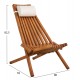 ΠΟΛΥΘΡΟΝΑ LOUNGE ΜΕ ΜΑΞΙΛΑΡΑΚΙ ΠΤΥΣΣΟΜΕΝΗ SHIGAN HM6530 ΞΥΛΟ ΑΚΑΚΙΑΣ 88x59x82.5Υεκ