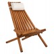 ΠΟΛΥΘΡΟΝΑ LOUNGE ΜΕ ΜΑΞΙΛΑΡΑΚΙ ΠΤΥΣΣΟΜΕΝΗ SHIGAN HM6530 ΞΥΛΟ ΑΚΑΚΙΑΣ 88x59x82.5Υεκ